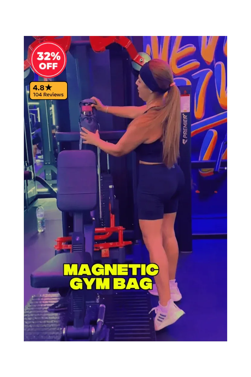 Magnetic Gym Bag - Hands-Free Design | GymGear - TipTop360